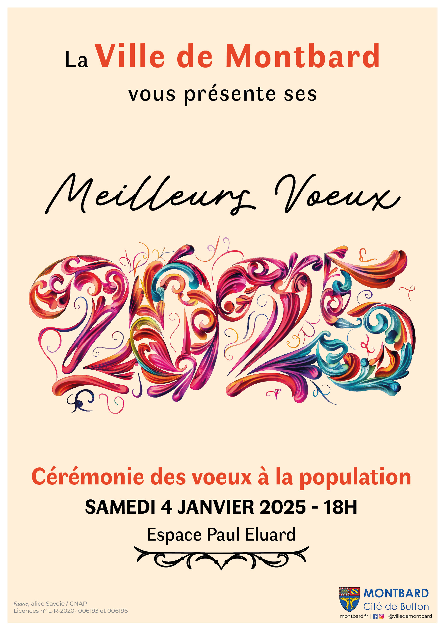 Ville de Montbard Cérémonie des voeux à la population 2025